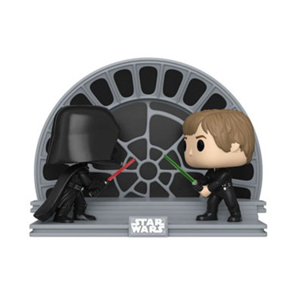 Funko pop moment star wars retorno del jedi 40 aniversario luke vs darth vader 70743 D