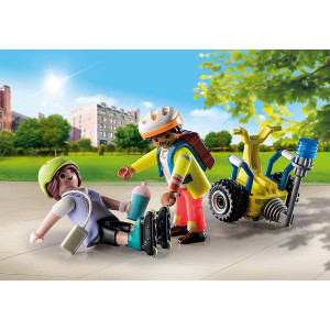 Playmobil starter pack rescate con balance racer D