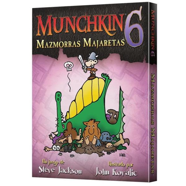 Jogo de tabuleiro Munchkin 6: masmorras malucas pegi 12 D