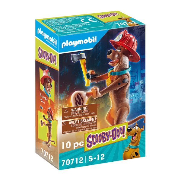 Playmobil scooby - doo! figura coleccionable bombero D