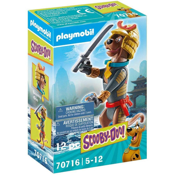 Playmobil Scooby - doo!figura colecionável de samurai D