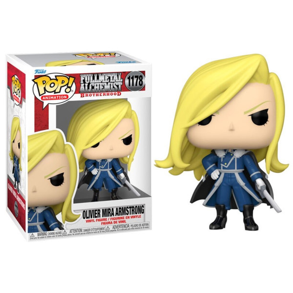 Funko pop animacion fullmetal alchemist brotherhood olivier mira armstrong con espada 57738 D