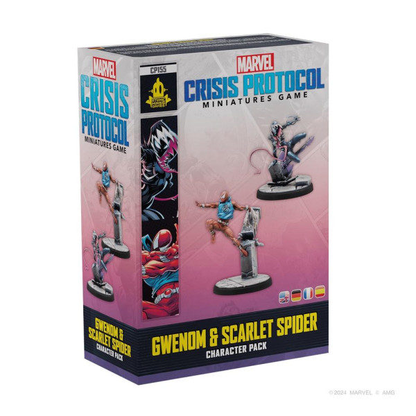 Juego de mesa marvel crisis protocol gwenom & scarlet spider edad recomendada 14 años D