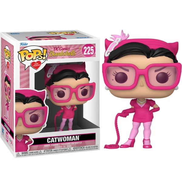 Funko pop dc comics investigação câncer bombashell catwoman 58499 D