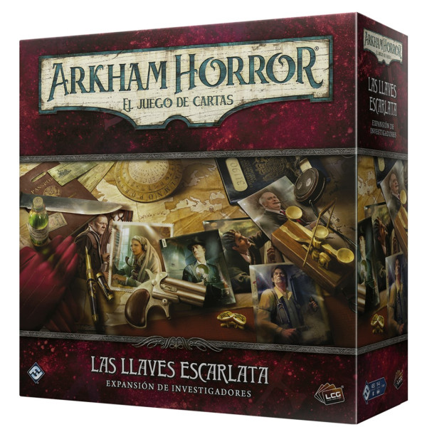 Jogo de tabuleiro Arkham Horror: The Scarlet Keys Exp Investigators Pegi 14 D