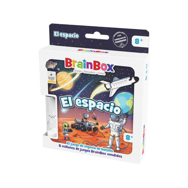 Juego de mesa brainbox pocket el espacio edad recomendada 8 años D