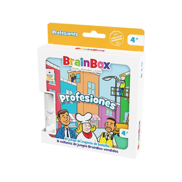 Juego de mesa brainbox pocket profesiones edad recomendad 4 años D