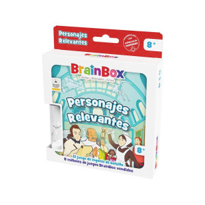 Juego de mesa brainbox pocket personajes relevantes edad recomendada 8 años D