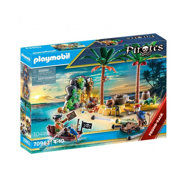 Playmobil isla del tesoro con esqueleto D