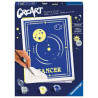 Kit para pintar con números ravensburger creart serie trend d zodiac: cancer 1