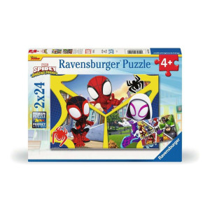 Puzzle ravensburger spidey 2x24 D