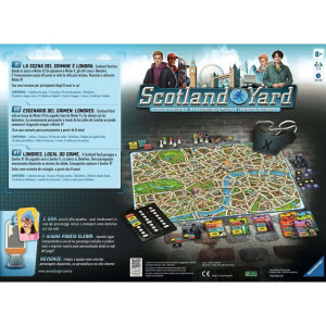 Juego de mesa ravensburger scotland yard refresh 40º D