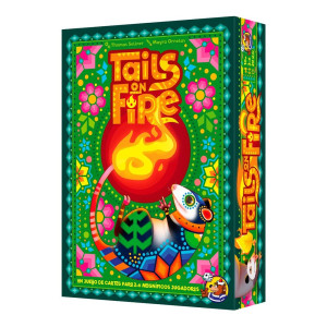 Jogo de tabuleiro Tails on Fire recomendado para 8 anos de idade D