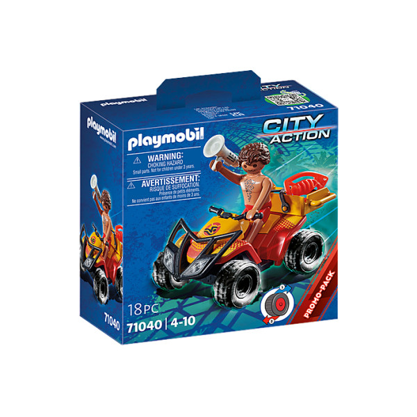 Playmobil city action quad de rescate D