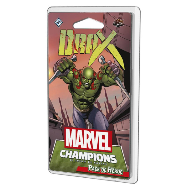 Juego de mesa marvel champions: drax 60 cartas pegi 14 D