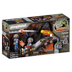 Playmobil dino mine carro de cohetes D