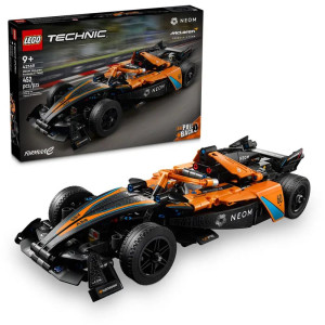 Lego technic neom mclaren fórmula e corrida carro D