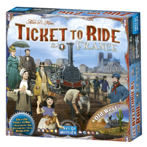 Juego de mesa aventureros al tren francia (+ el viejo oeste) pegi 8 D