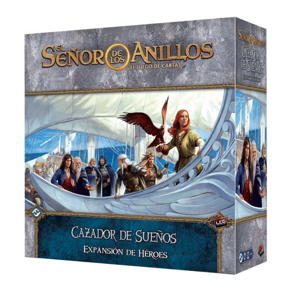 Juego de mesa el señor de los anillos juego de cartas expansion cazador de sueños expansion de heroes edad recomendada 14 años D