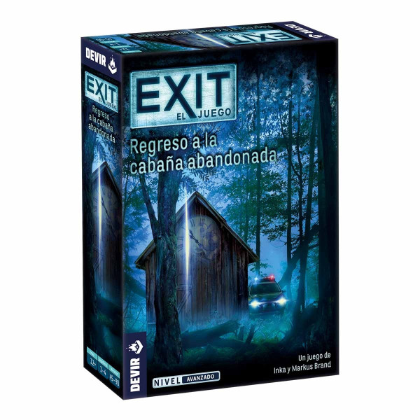 Juego de mesa devir exit regreso a la cabaña abandonada D