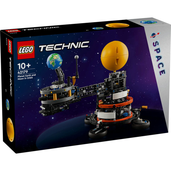 Lego planeta technic terra e lua em órbita D