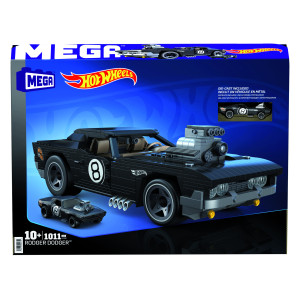 Figura mattel mega construx hot wheels coleccionistas rodger dodger D