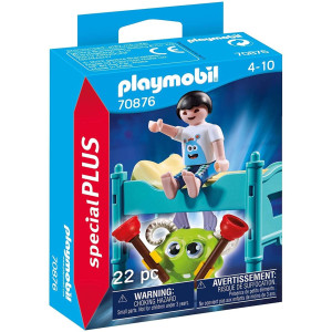 Playmobil especial mais criança com monstro D