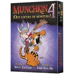 Juego de mesa munchkin 4: ¡que locura de montura! pegi 10 D