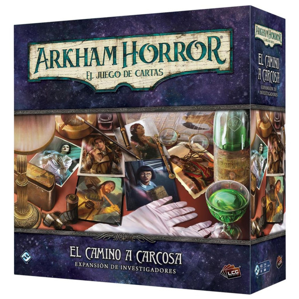 Juego de mesa arkham horror lcg: el camino a carcosa exp. investigadores pegi 14 D