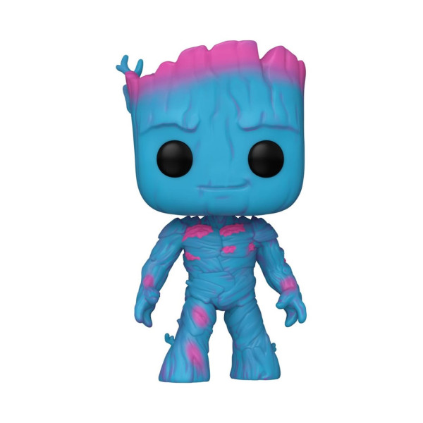 Funko pop jumbo super sized marvel guardianes de la galaxia vol 3 groot blacklight 71122 D