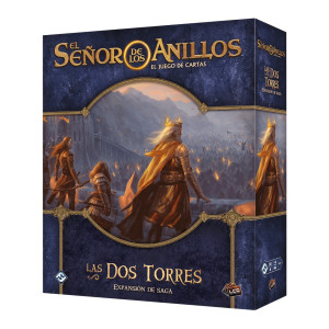 Jogo de cartas de jogo de mesa o senhor dos anéis as duas torres de expansão de saga idade recomendada 14 anos D