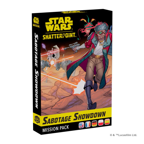 Juego de mesa star wars shatterpoint sabotage showdown mission pack edad recomendada 14 años D