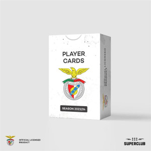 Jogo de tabuleiro de cartas de jogador do Superclub Benfica 2023 - 24 Inglês D