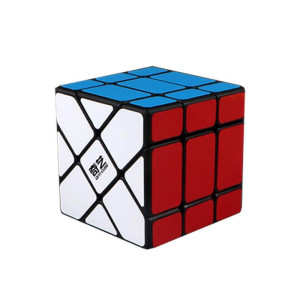 Cubo de Rubik Qiyi Fisher 3x3 bordas pretas D