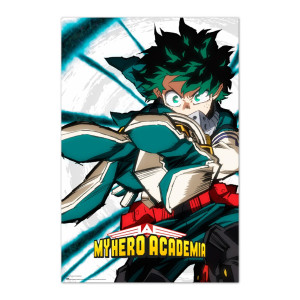 Poster meu herói academia izuku midoriya D