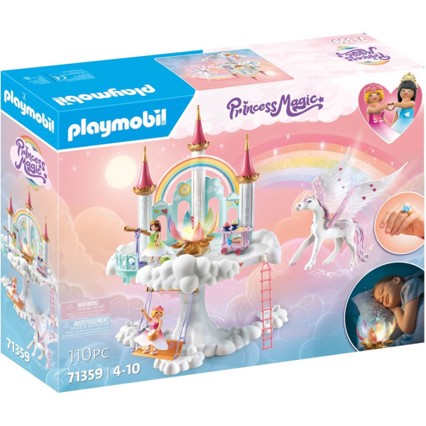 Playmobil princess magic castillo arcoiris en las nubes D