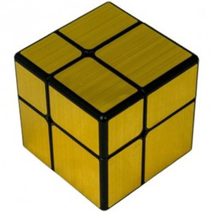 Espelho qiyi cubo de rubik de ouro 2x2 D