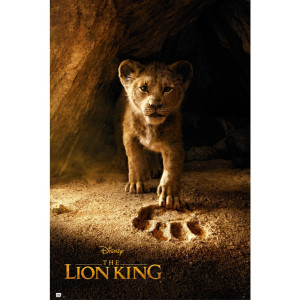 Poster disney rei leon simba ação real D