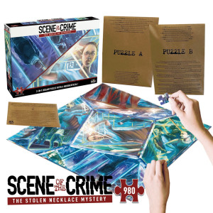 Juego de mesa puzzle escena del crimen la casa de los espejos D