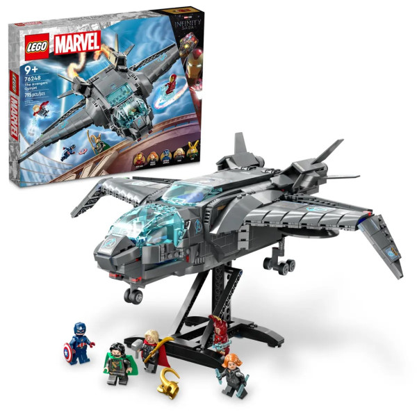 Lego maravilhoso infinity saga quinjet de los vingançadores D