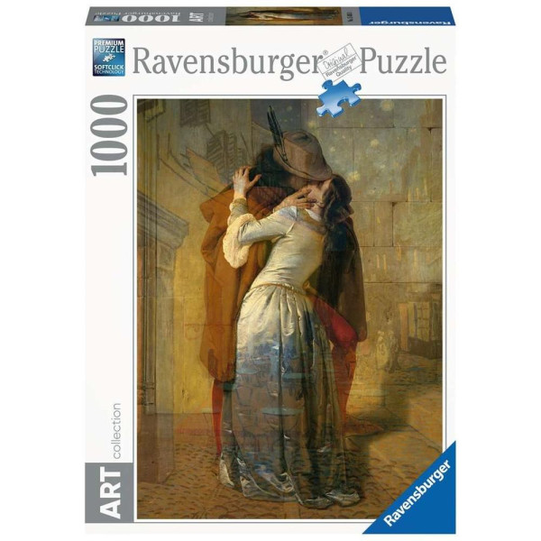 Puzzle ravensburger hayez: beijo 1000 peças D