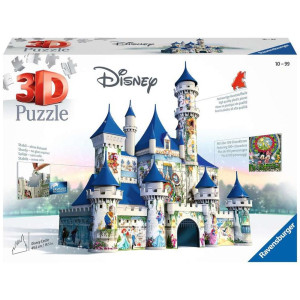 Quebra-cabeça 3d ravensburger castelo disney D