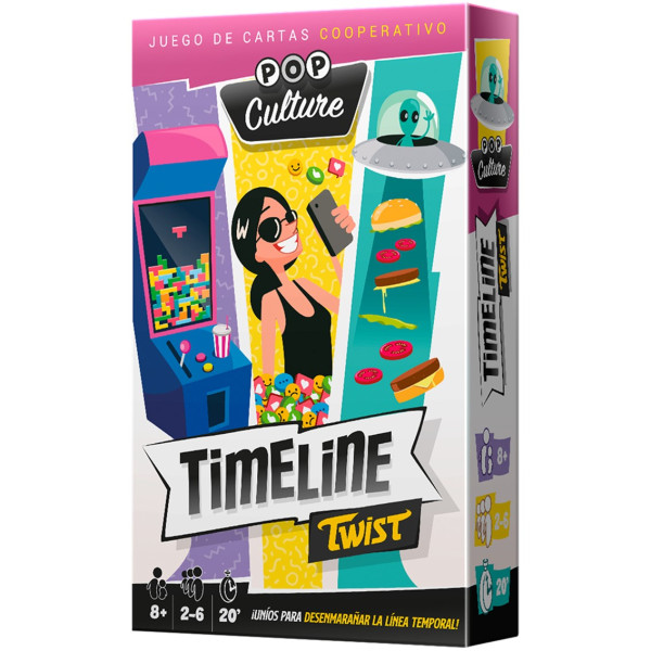 Linha do tempo torção cultura pop jogo de tabuleiro pegi 7 D