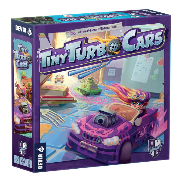 Jogo de tabuleiro Devir minúsculos carros turbo D