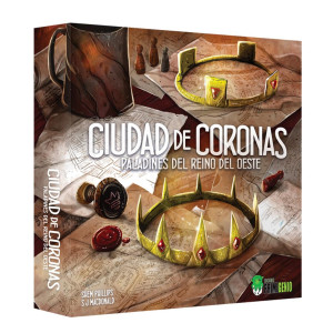 Juego de mesa paladines del reino del oeste: ciudad de coronas pegi 12 D