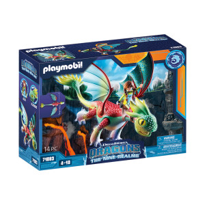 Playmobil dragones: nine realms: feathers & alex D