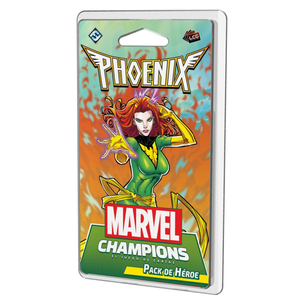 Juego de mesa marvel champions phoenix 60 cartas pegi 14 D