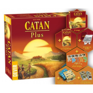 Juego de mesa devir catan plus pegi 10 D