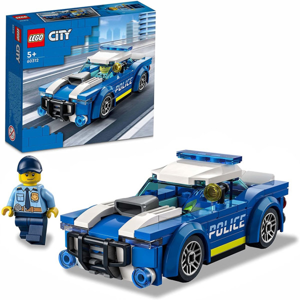 Carro de polícia da cidade de Lego D