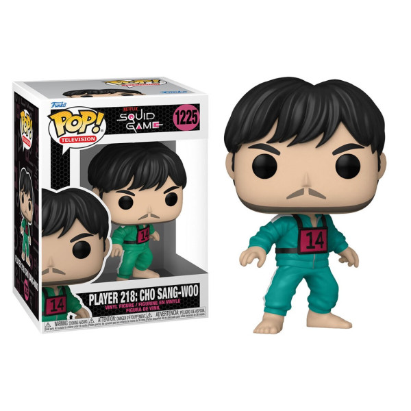 Funko pop series tv el juego del calamar jugador 218: sang - woo 64798 D